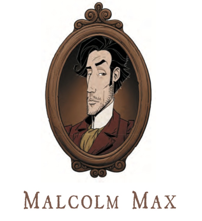 Grafik: Aus den Comics »Malcolm Max«